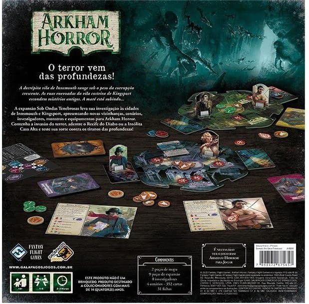 Arkham Horror: Sob Ondas Tenebrosas Expansão