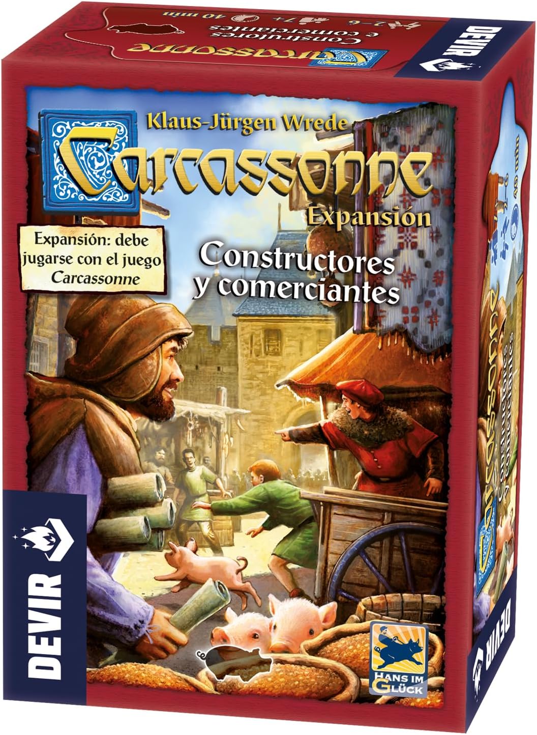 Carcassonne: Comerciantes & Construtores Expansão