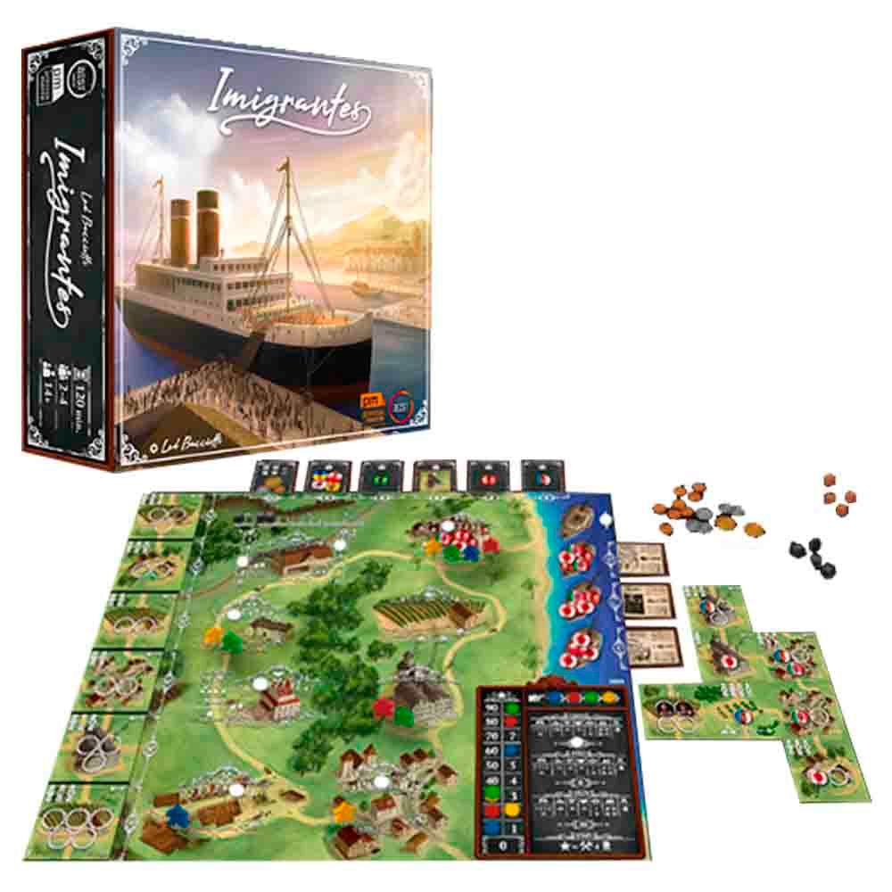 Imigrantes Board Game Novo - BoardGamePlay Store