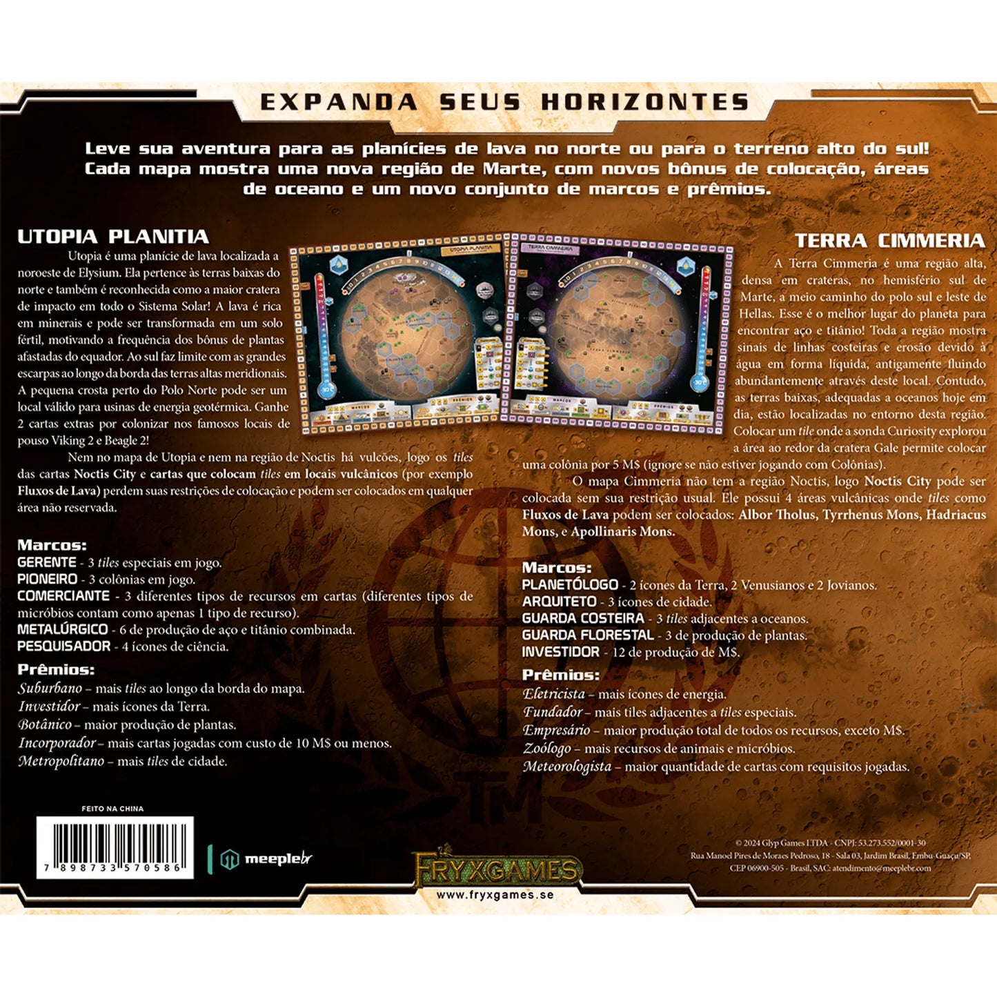 Terraforming Mars: Utopia & Cimmeria