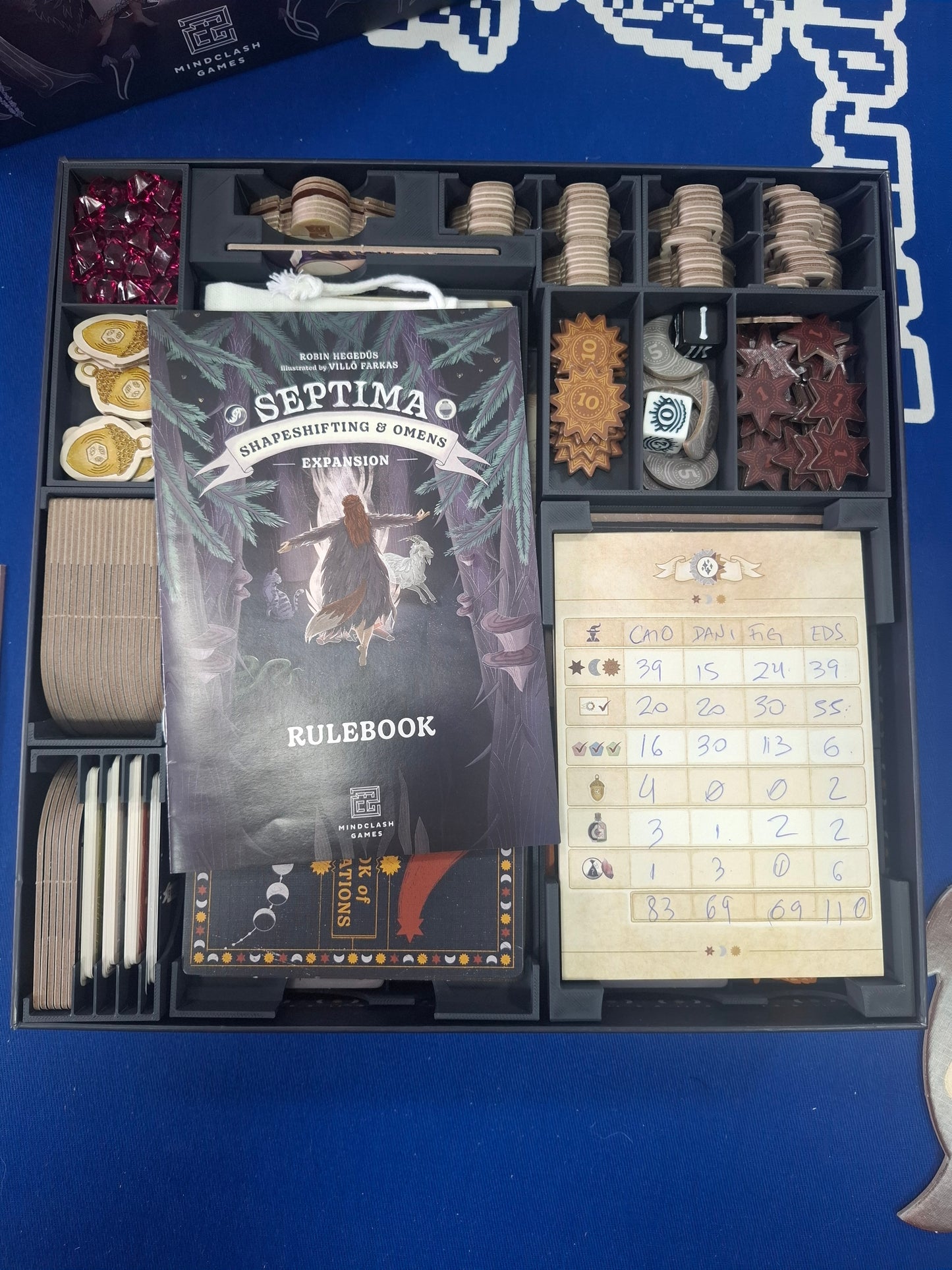 Septima + Expansão Shapeshifting & Omens + Insert 3D
