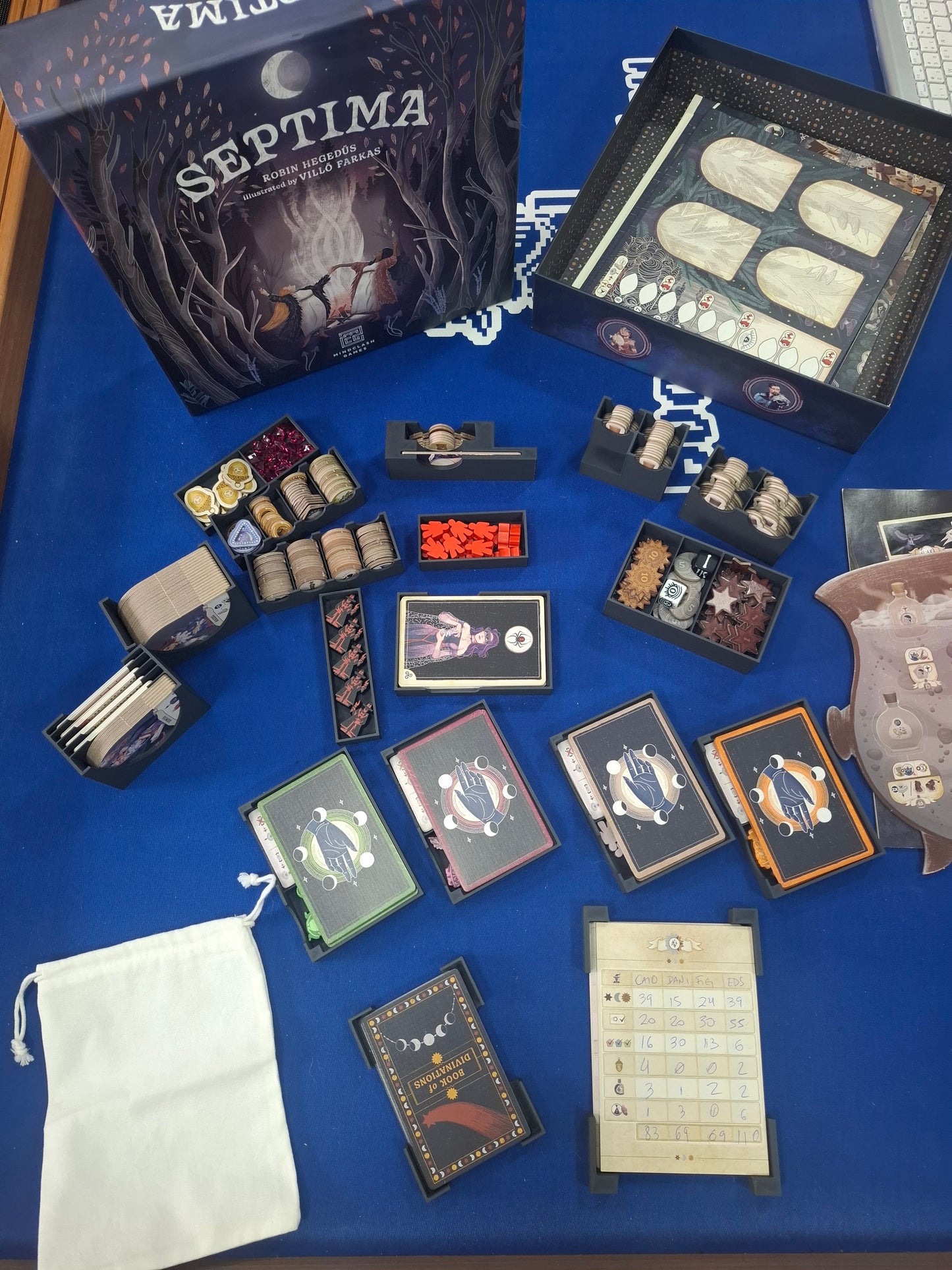 Septima + Expansão Shapeshifting & Omens + Insert 3D