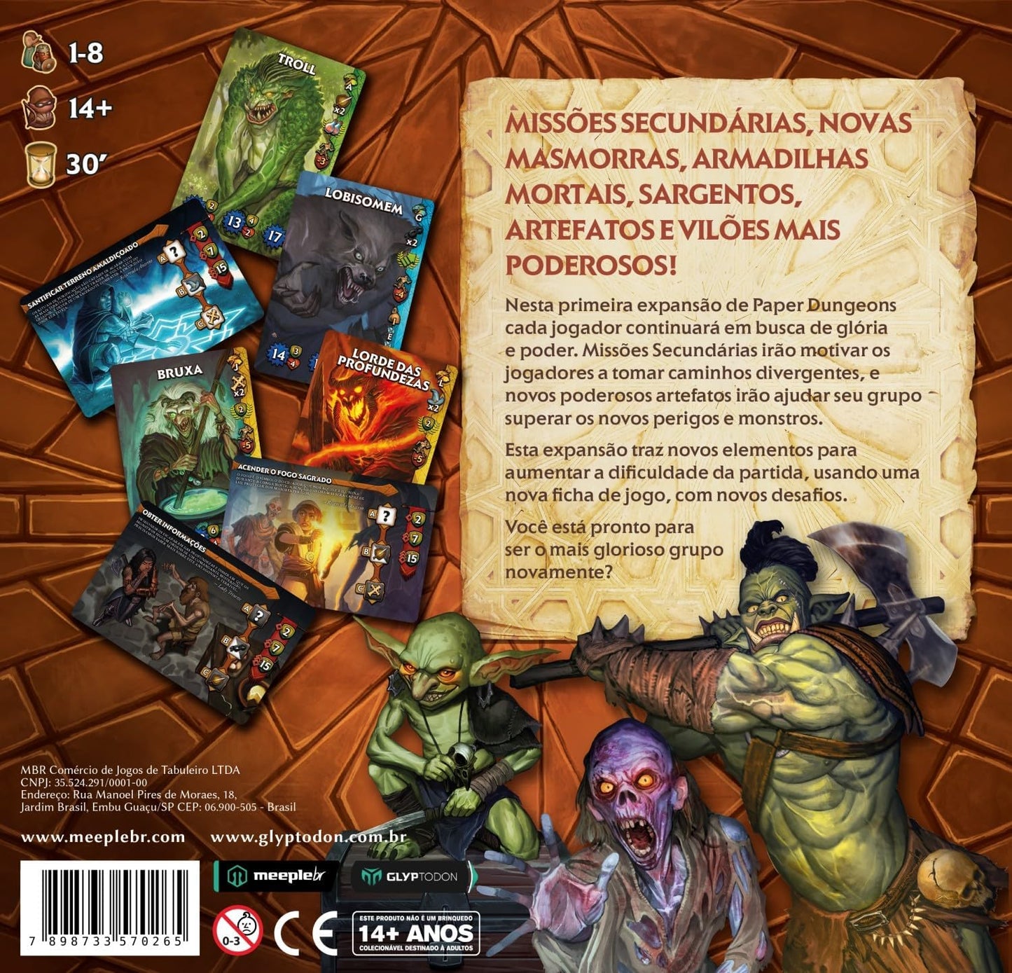 Paper Dungeons Sidequest Expansão